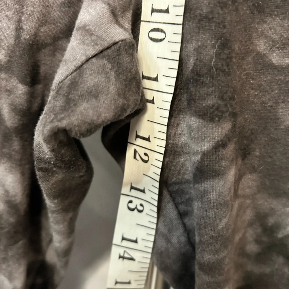 Rachel Zoe Tie Dye High Rise Leggings Size M Gray Black Athleisure - Picture 7 of 8